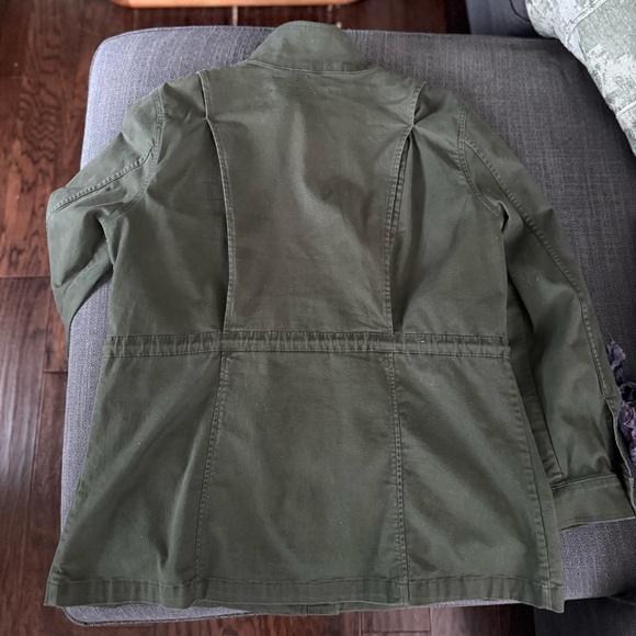 Market & Spruce Forest Green Utility Jacket - Picture 4 of 7